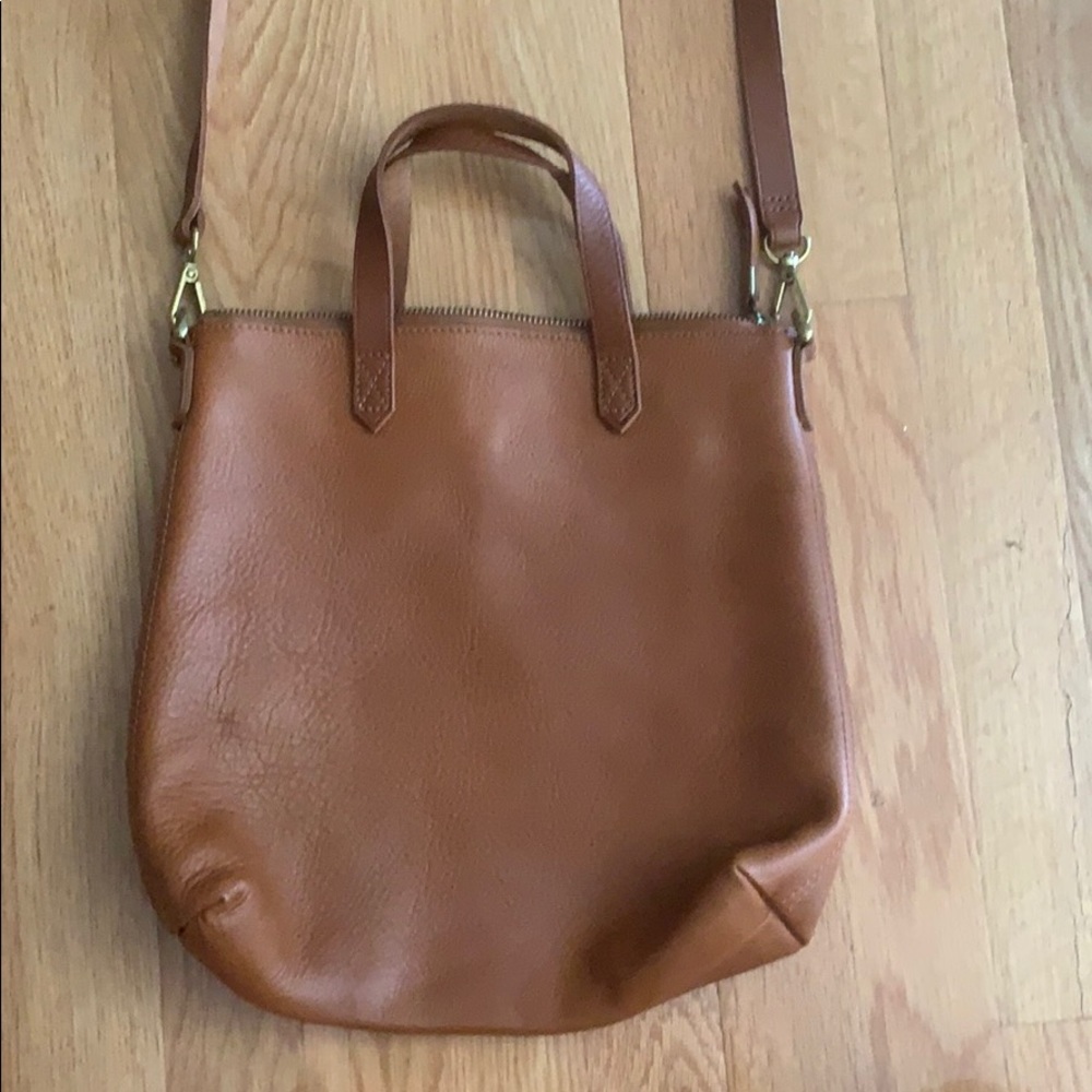 Madewell Zip-Top Transport crossbody.